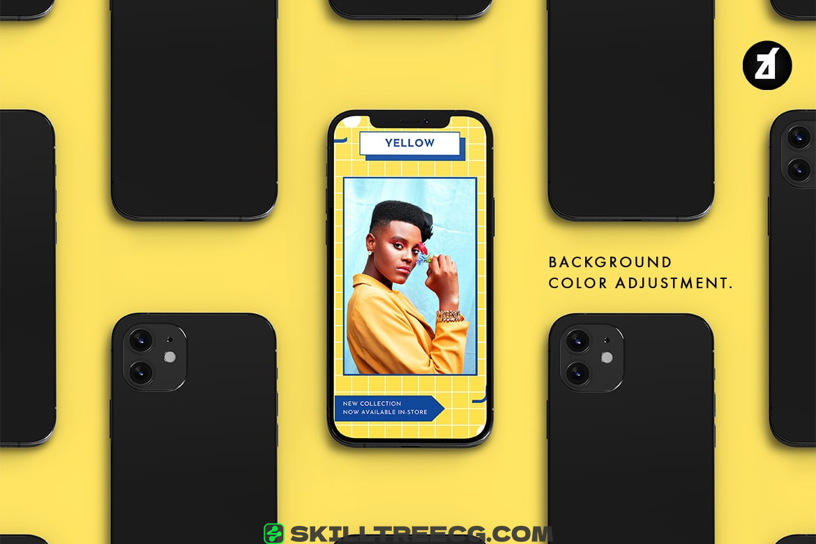 图片[2]-Smartphone device mockup and scene generator（282719）-技能树